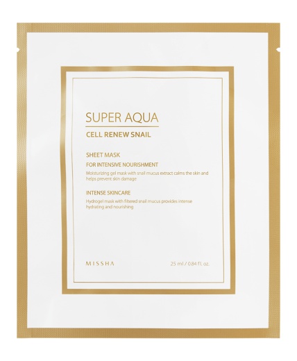 Missha Super Aqua Snail Hydro-Gel Mask