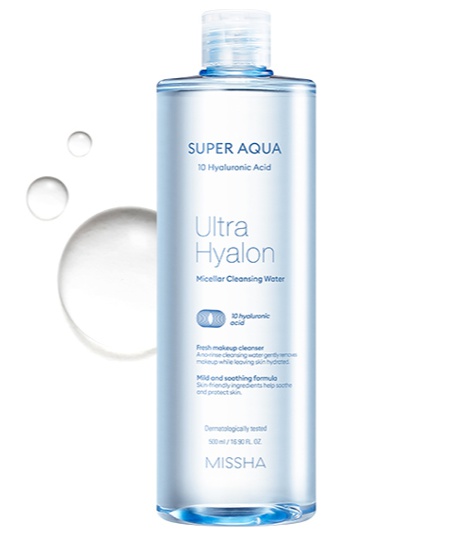 Missha Super Aqua Ultra Hyalron Micellar Cleansing Water