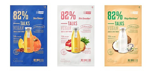 Missha Talks Vegan Squeeze Pocket Sleeping Pack.