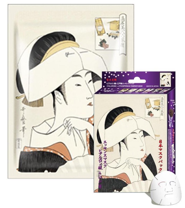 Mitomo Hyaluronic Acid + Lithospermum Facial Essence Mask