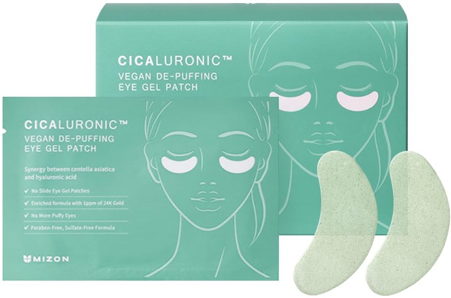 Mizon Cicaluronic Vegan De-puffing Eye Gel Patch