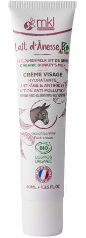 Mkl Crème Visage Lait D'anesse Certifiée Cosmos Organic Meilleure Vente