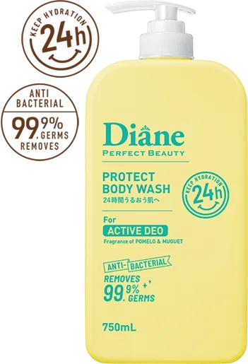 Moist Diane Perfect Beauty Protect Body Wash Active Deo