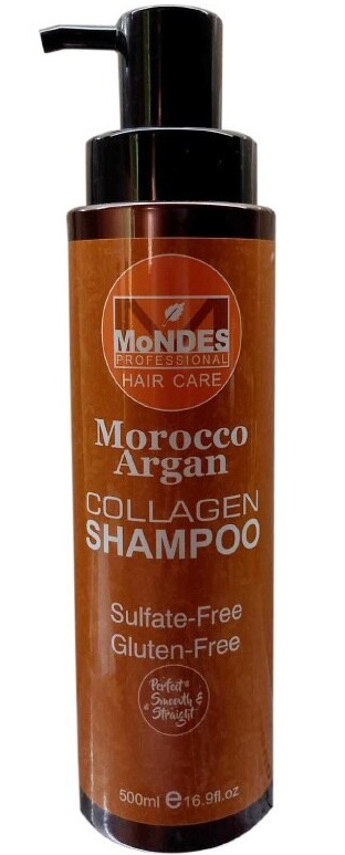 Mondes Professional Hair Care Morocco Argan Collagen Shampoo Sulfate-free Gluten-free