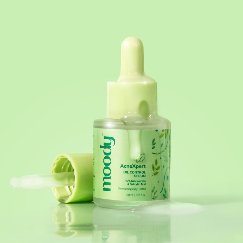 Moody Acnexpert Face Serum 10% Niacinamide Oil Control & Acne Correction With Azelaic & Salicylic Acid