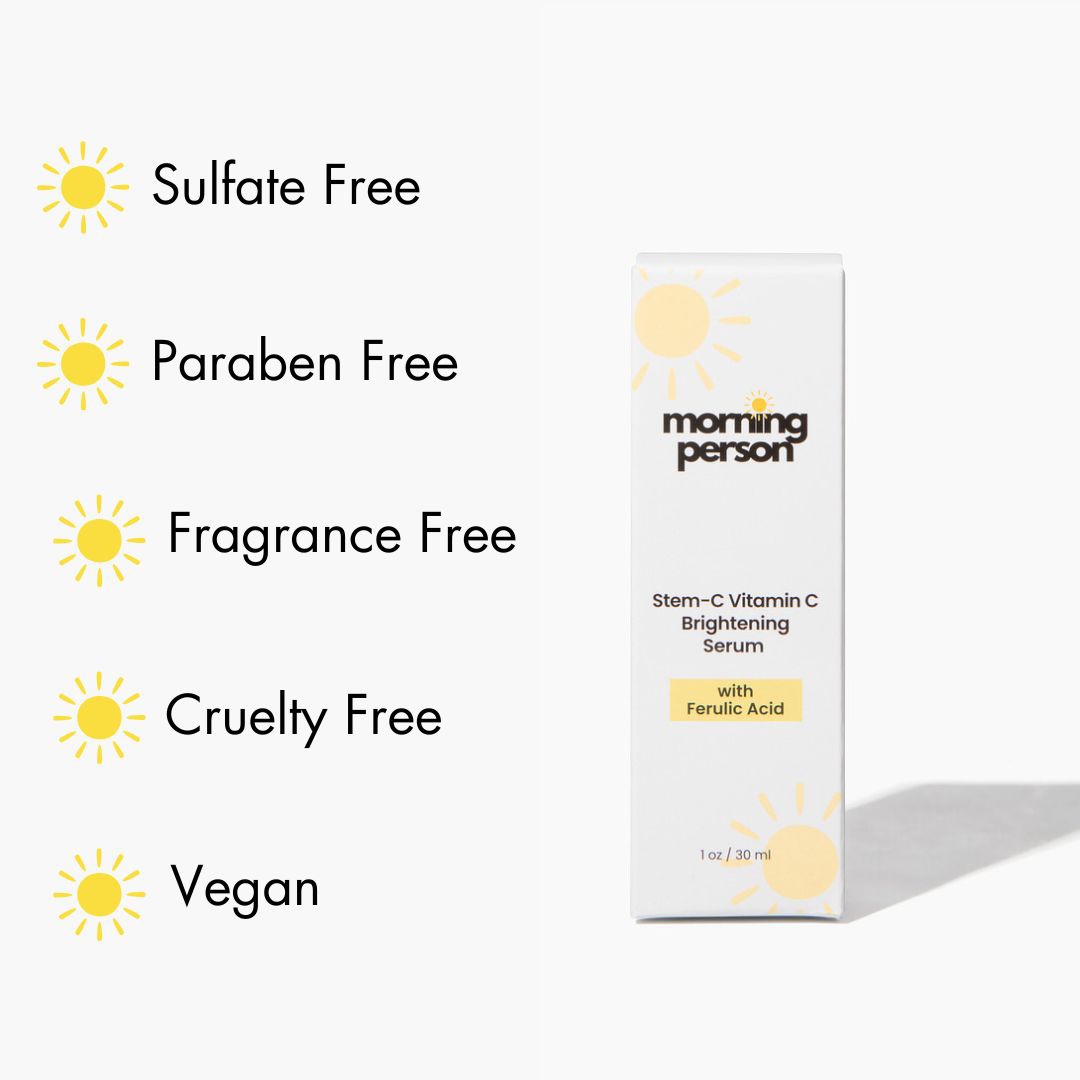 Morning Person Beauty Stem-c Vitamin C Brightening Serum With Ferulic Acid