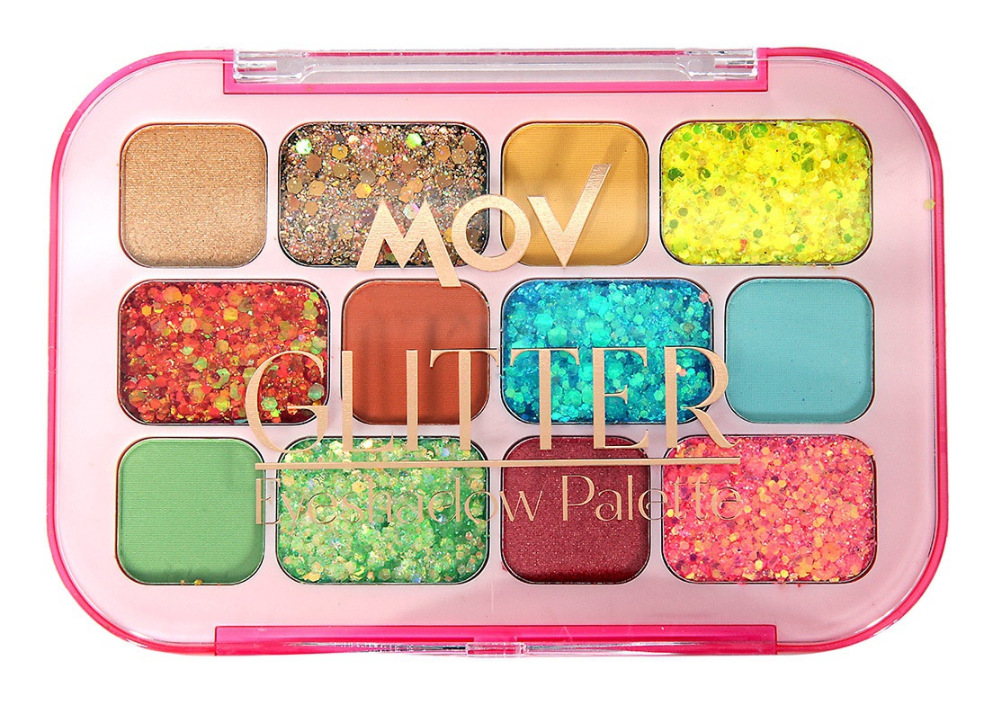 Mov Glitter 12 Eyeshadow Palette