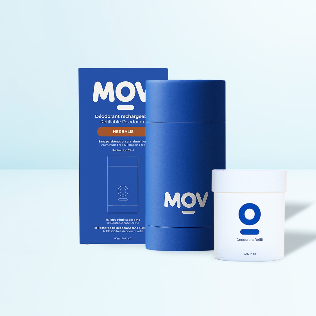 Mov Labs Refillable Deodorant Herbalis Scent