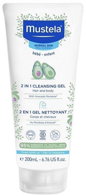 Mustela 2 In 1 Cleansing Gel