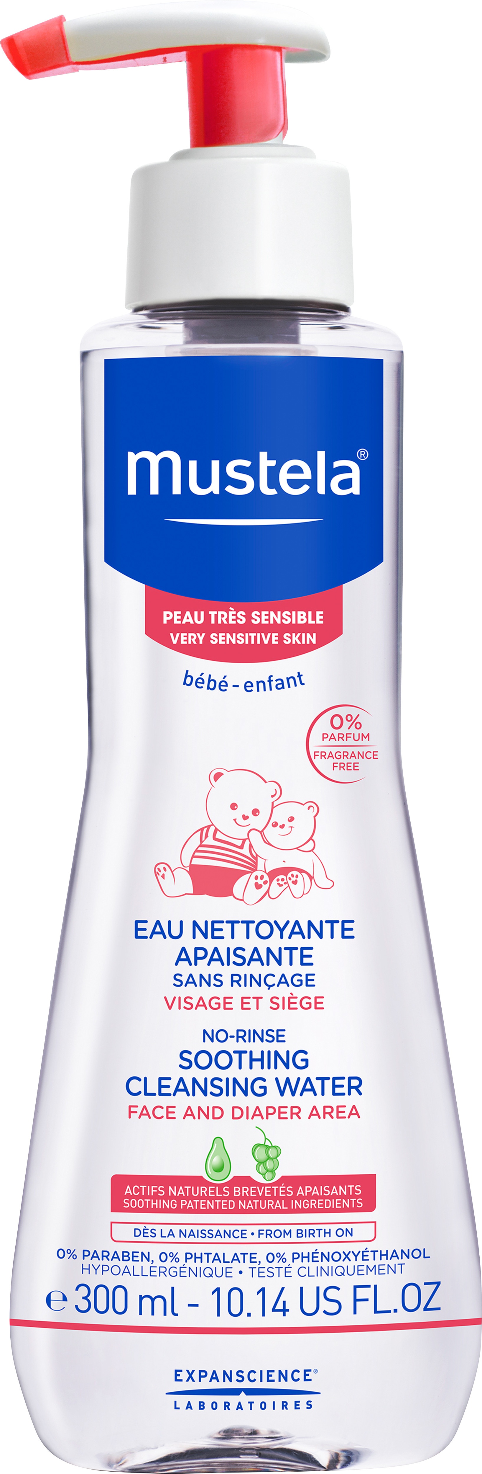 Mustela No-Rinse Soothing Cleansing Water Very Sensitive Skin
