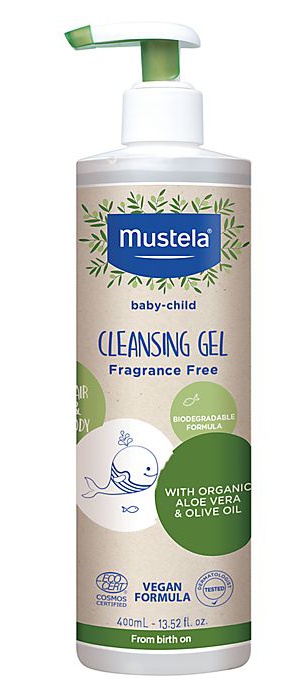 Mustela Organic Cleansing Gel With Olive Oil & Aloe