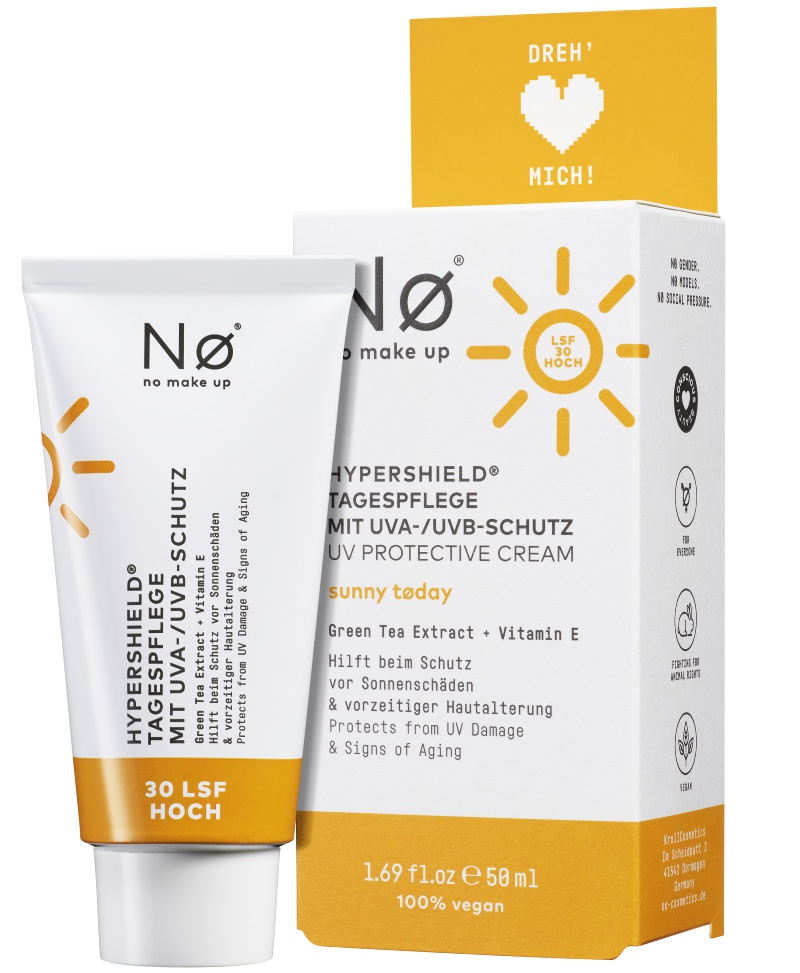 Nø Cosmetics Hypershield® Tagespflege Mit UVA-/UVB-schutz Sunny Tøday