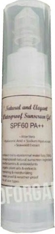 NATURA ORGANICS Waterproof Sunblock Gel Spf60 Sunscreen Natura Organics