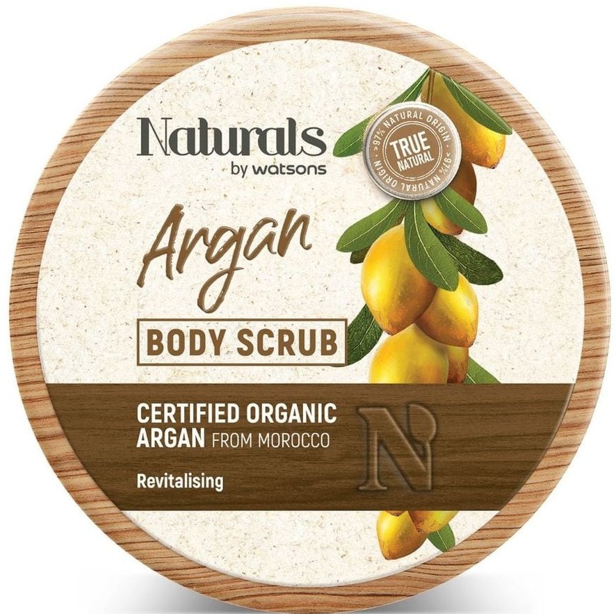 NATURALS BY WATSONS Certified Organic Argan Body Scrub