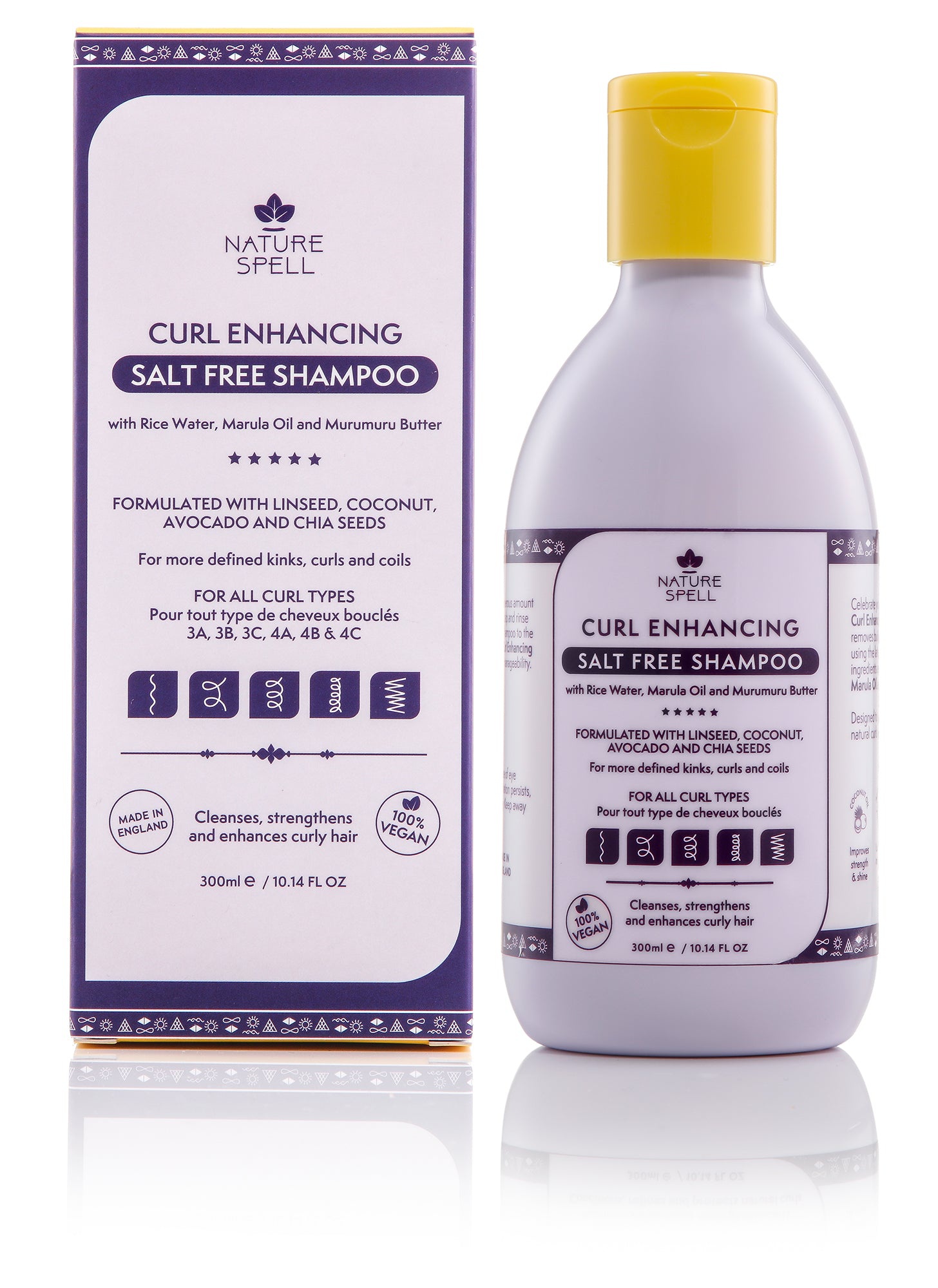 NATURE SPELL Curl Enhancing Salt Free Shampoo