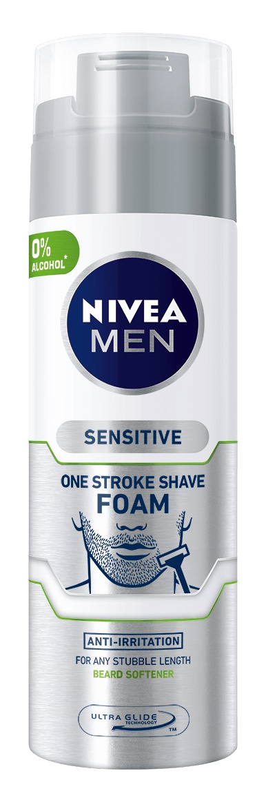 NIVEA MEN Sensitive One Stroke Shave Foam