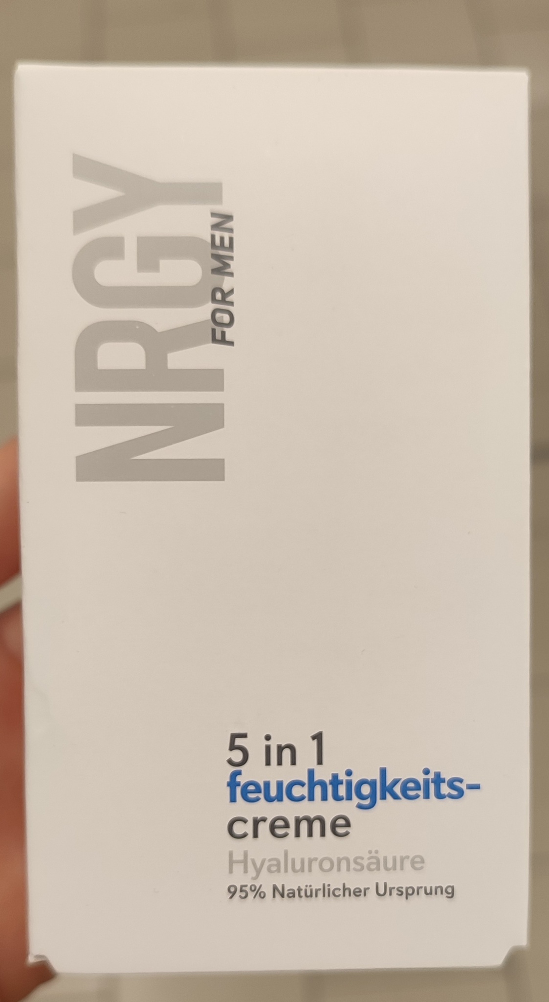 NRGY for men 5 In 1 Feuchtigkeitcreme