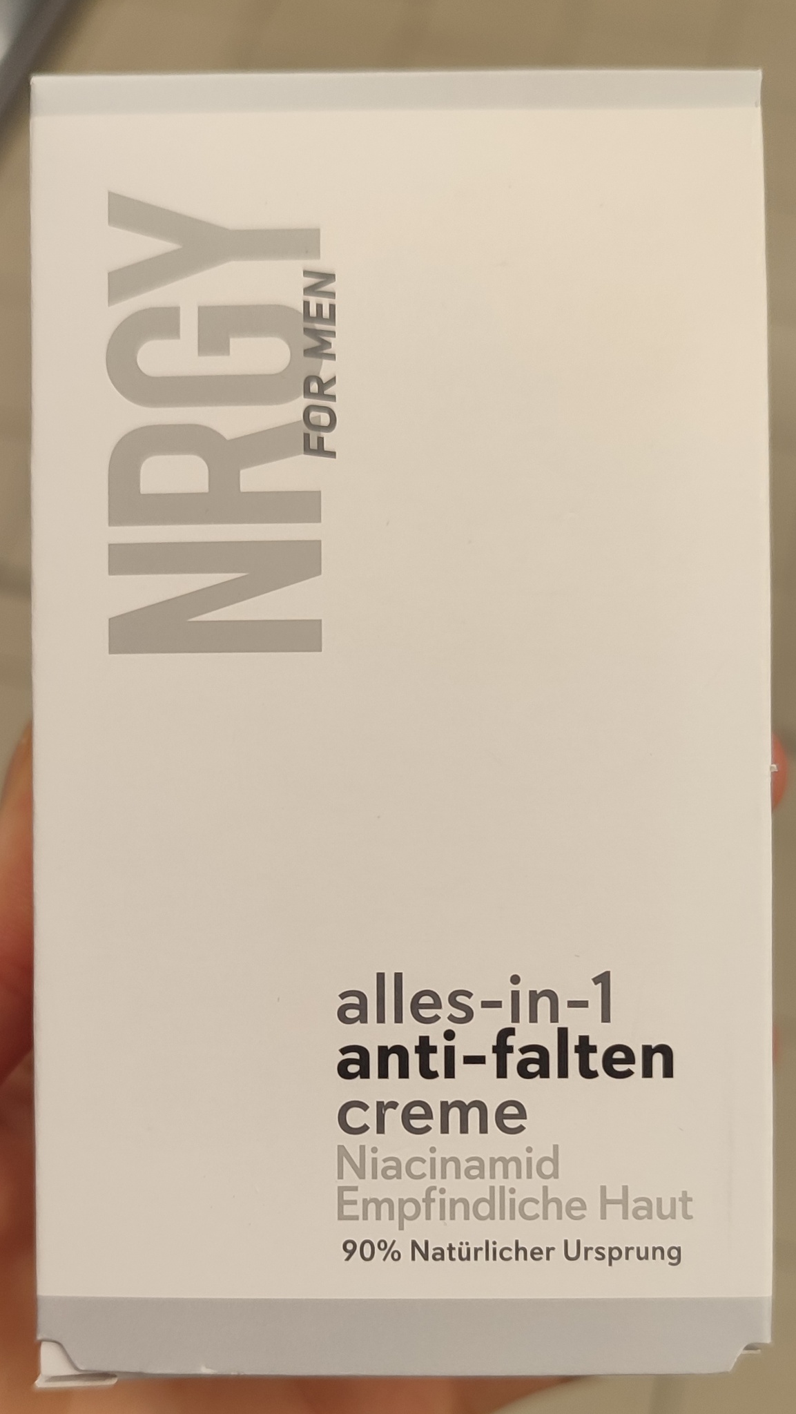 NRGY for men Alles-in-1 Anti-falten Creme
