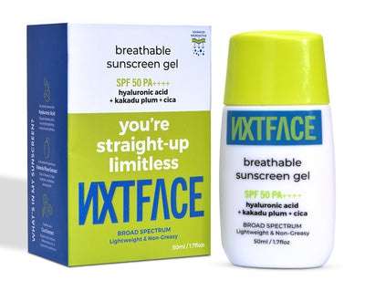 NXTFACE Breathable Sunscreen Gel