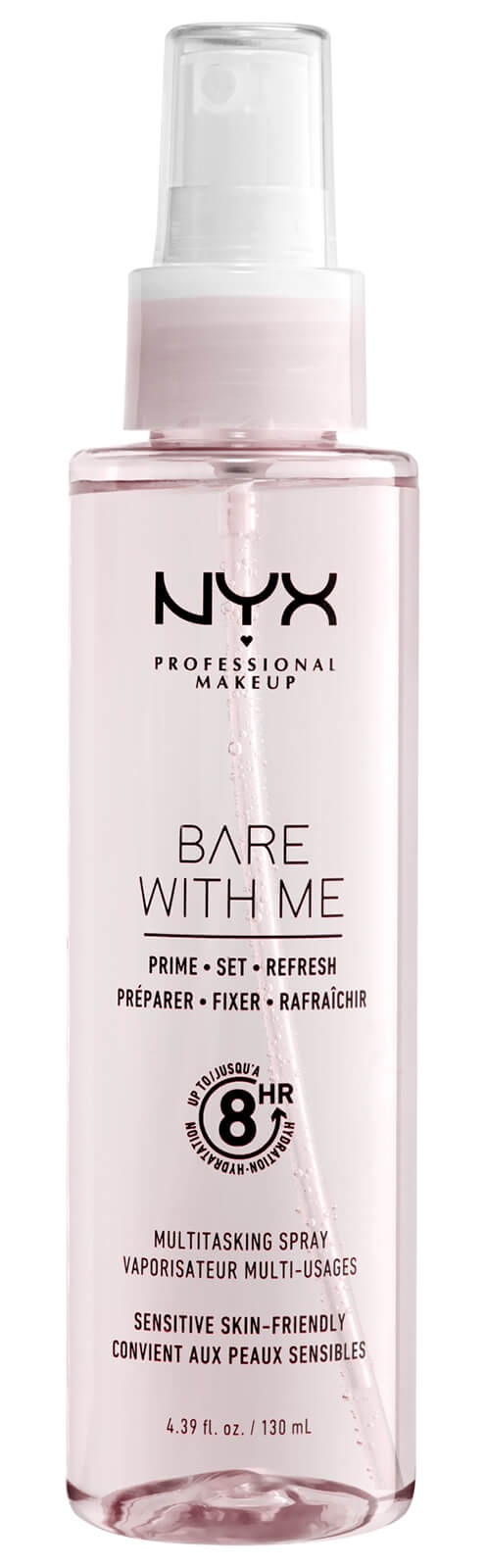 NYX Professional Makeup Bare With Me Prime Set Refresh Spray