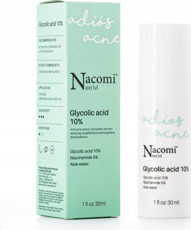 Nacomi Glycolic Acid 10% Adios Acne Serum