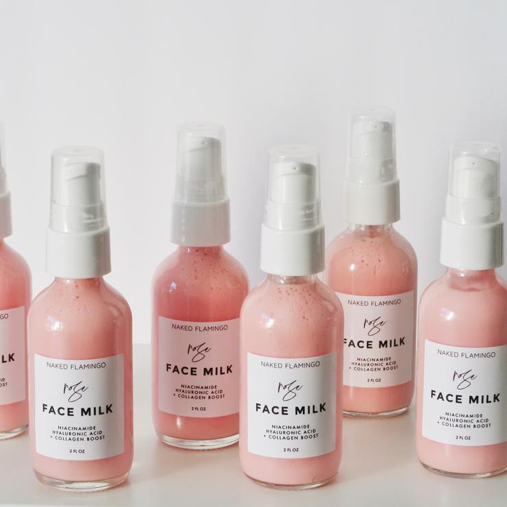 Naked Flamingo Rose Face Milk