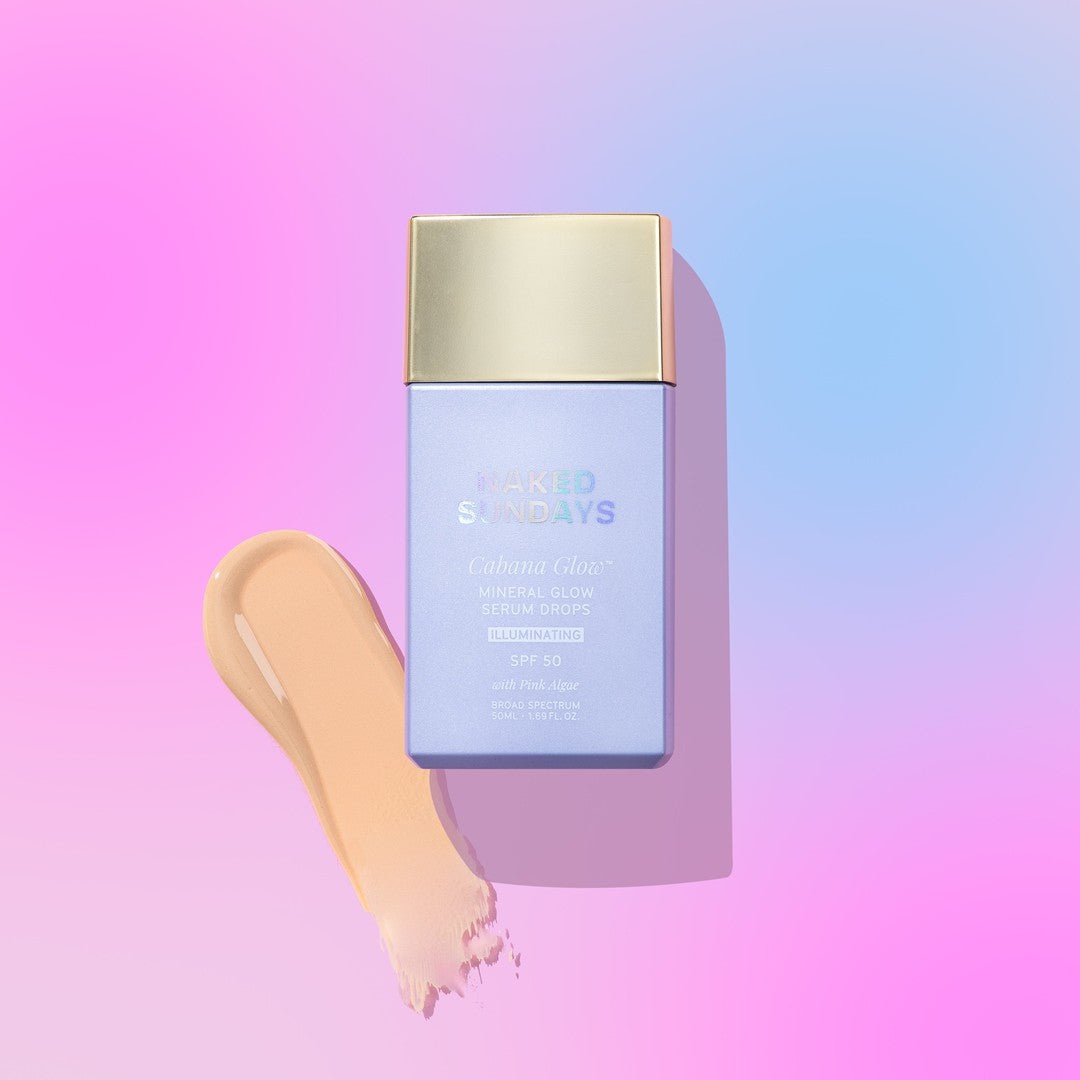 Naked Sundays Cabanaglow SPF50 Mineral Glow Serum Drops - Illuminating