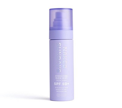 Naked Sundays Hydrating Glow Face Mist Top Up Spray - SPF50+
