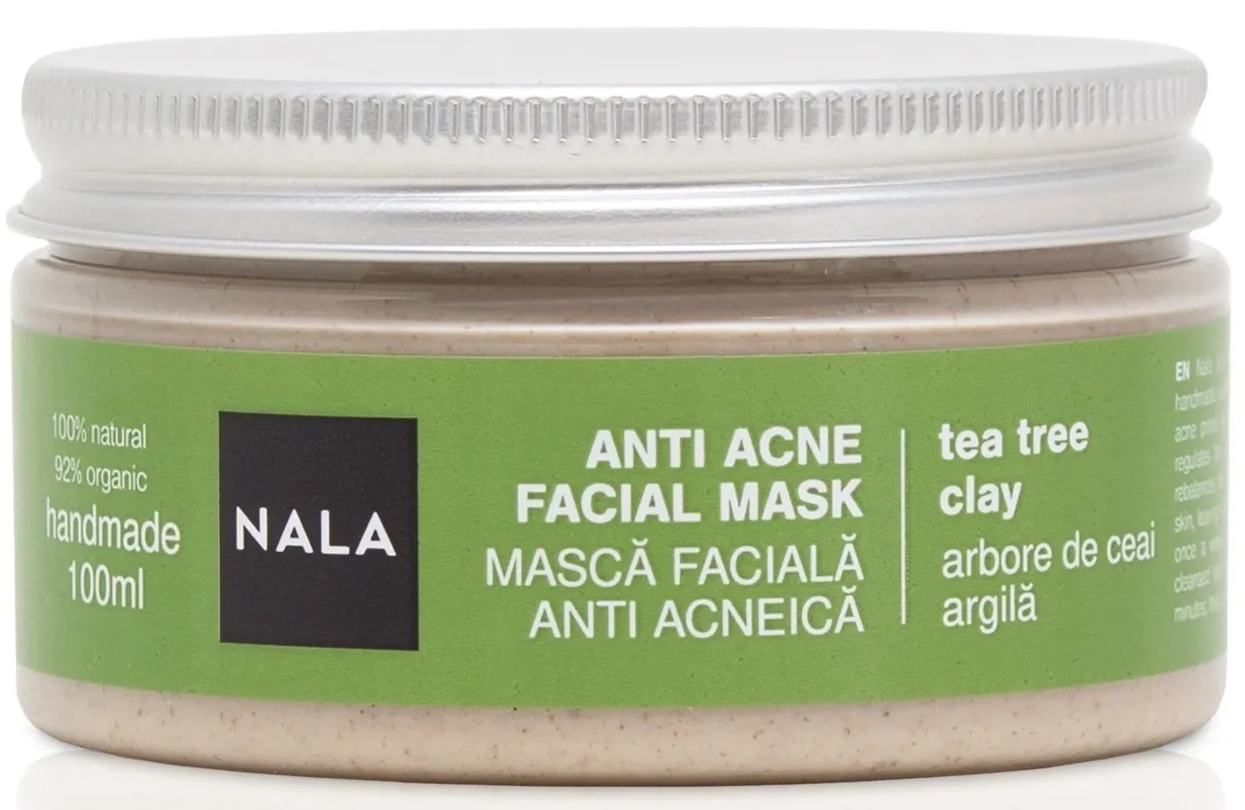 Nala Anti Acne Facial Mask - Tea Tree, Clay