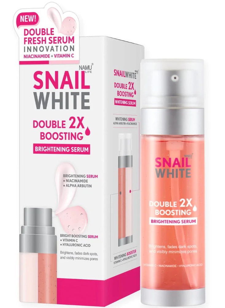 Namu Life Snail White Double Boosting Whitening Serum