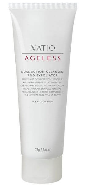 Natio Ageless Dual Action Cleanser And Exfoliator