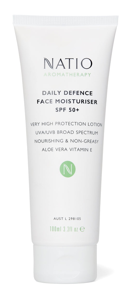 Natio Aromatherapy Daily Defence Face Moisturiser SPF 50+