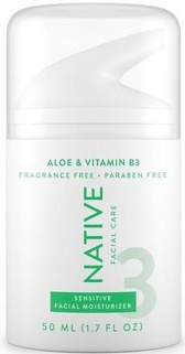 Native Sensitive Facial Moisturizer