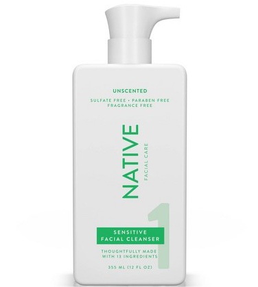 Native Unscented Sensitive Facial Cleanser
