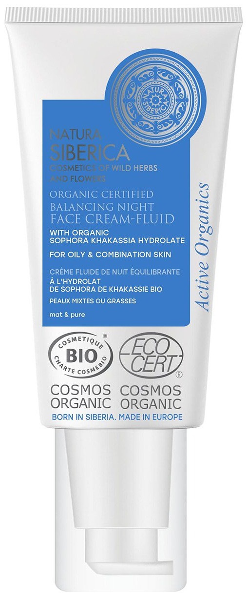 Natura Siberica Balancing Night Face Cream-fluid