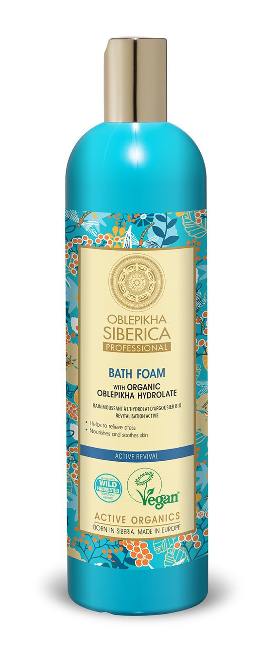 Natura Siberica Bath Foam With Organic Oblepikha Hydrolate Active Revival