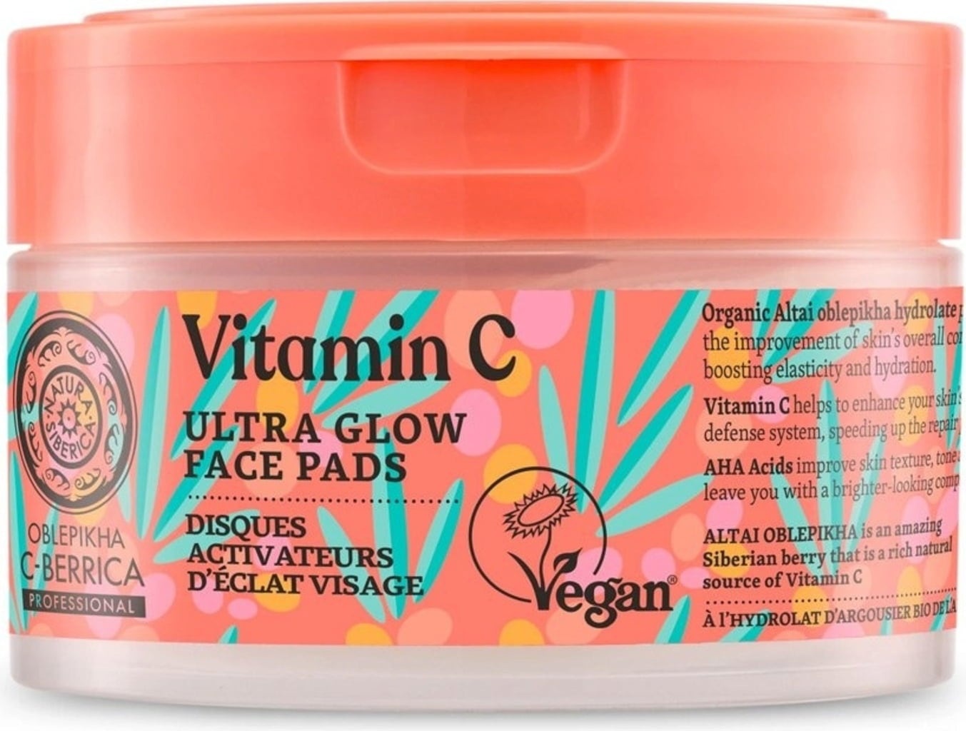 Natura Siberica Oblepikha C-Berrica Glow Peel Pads