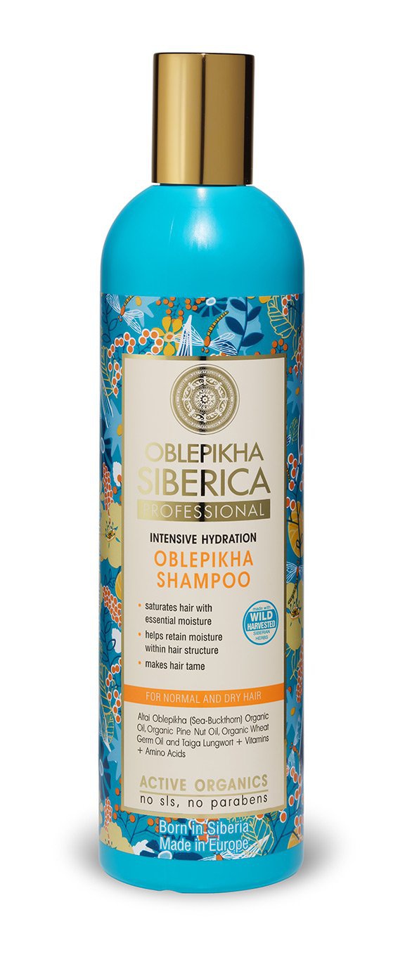 Natura Siberica Shampoo With Organic Oblepikha Hydrolate For Normal And Dry Hair