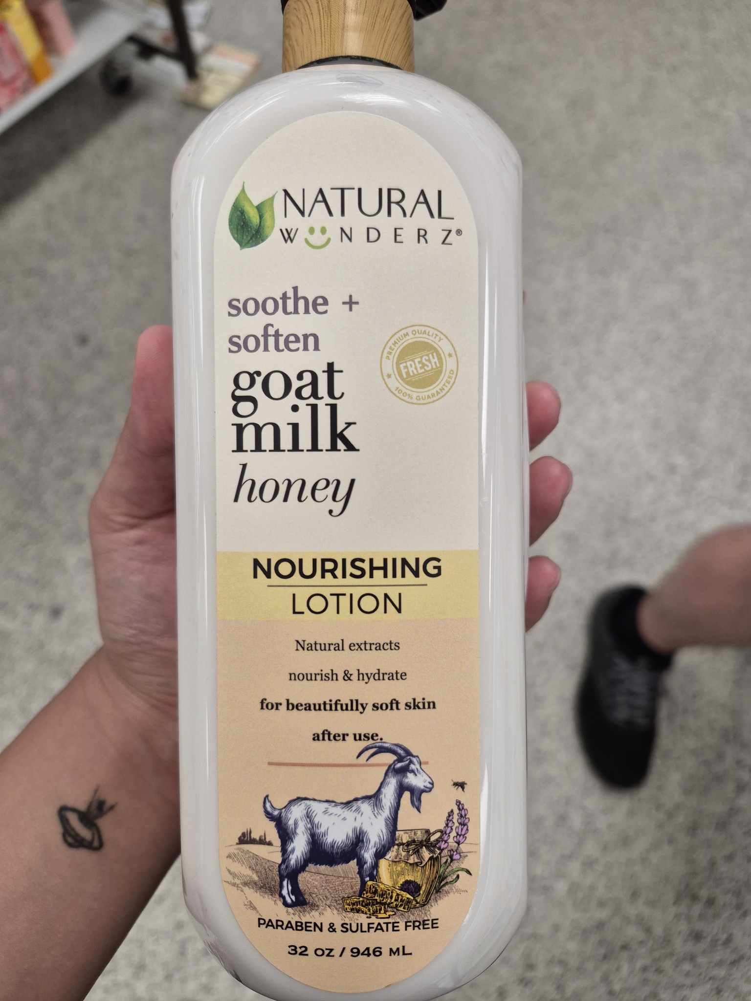 Natural Wonderz Goat Milk Honey Nourishing Lotion