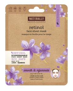 Naturally Upper Canada Soap Retinol Biodegradable Sheet Mask