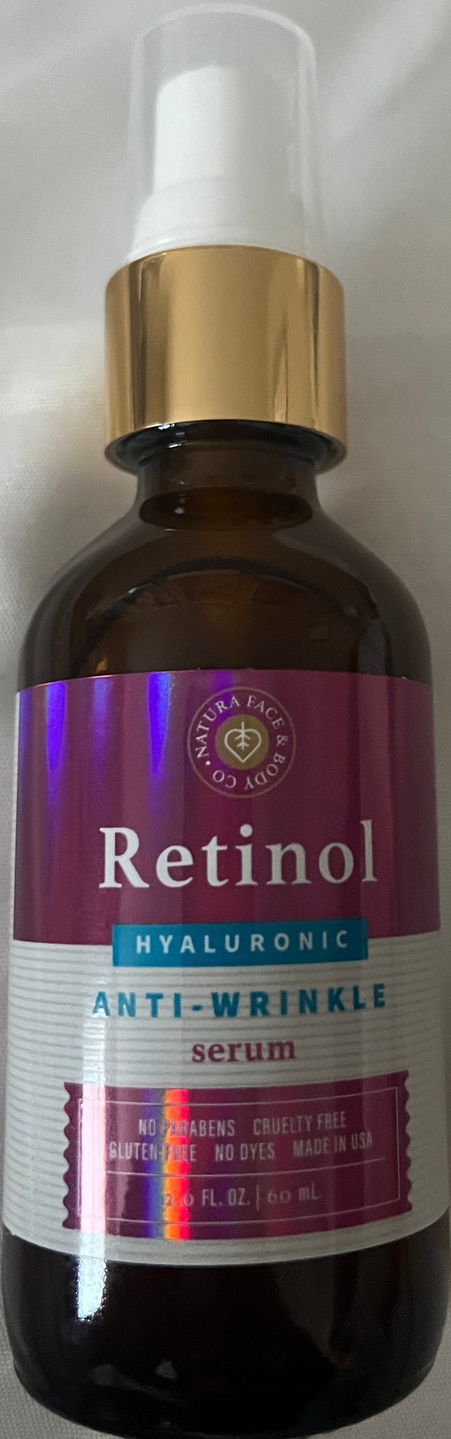 Nature Face & Body Co. Retinol Hyaluronic Anti Wrinkle Serum