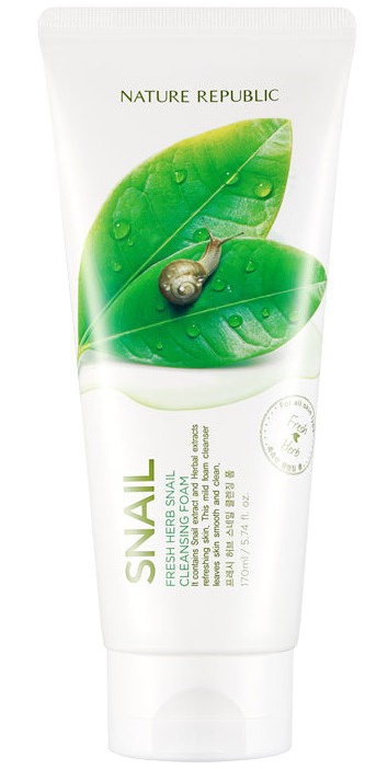 Nature Republic Fresh Herb Snail Cleansing Foam