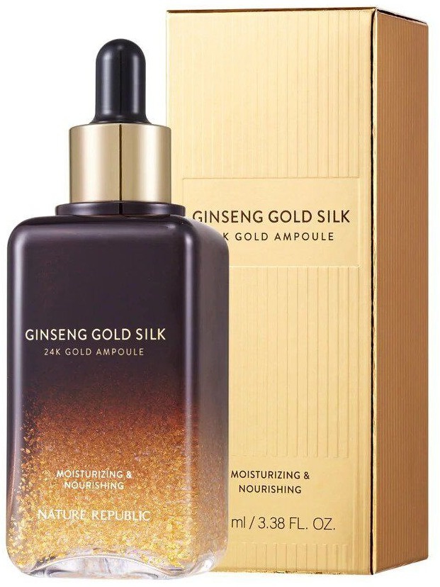 Nature Republic Ginseng Gold Silk 24k Gold Ampoule