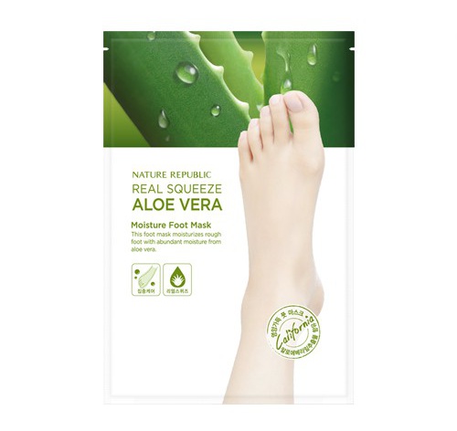 Nature Republic Real Squeeze Aloe Vera Moisture Foot Mask