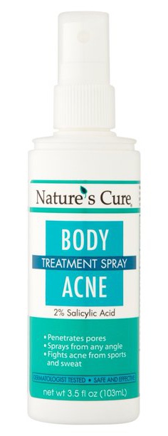 Nature's Cure Body Acne Treatment Spray