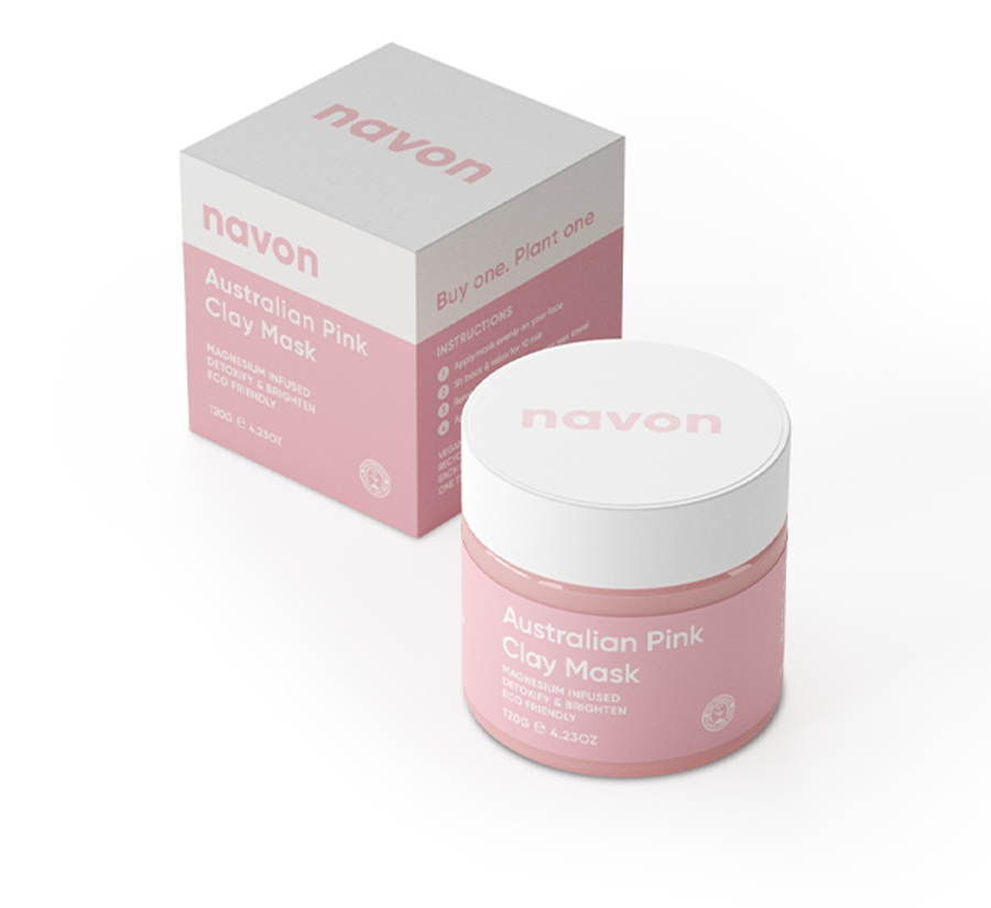 Navon Pink Clay Mask