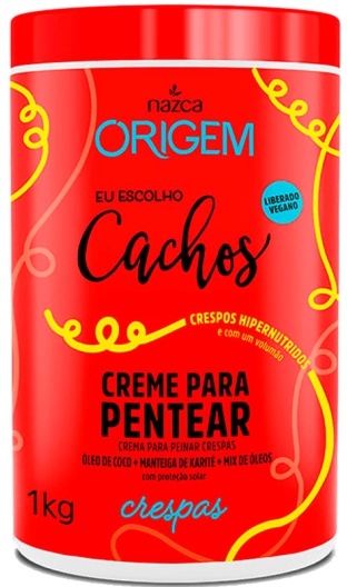 Nazca Origem Eu Escolho Cachos Creme De Pentear Crespos