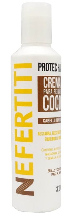 Nefertiti Crema Para Peinar Coco
