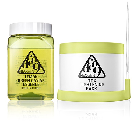 Neogen Code9 Lemon Green Caviar Essence & Tox Tightening Pack Kit