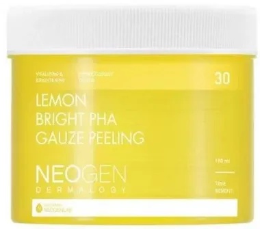 Neogen Dermalogy Lemon Bright PHA Gauze Peeling 30 Sheets